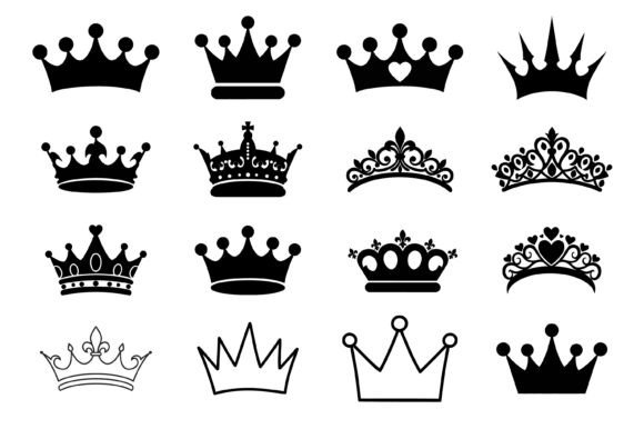Download Crown and Tiara SVG Bundle - Crown Collection