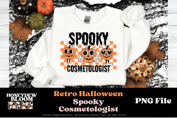 Download Retro Halloween Spooky Cosmetologist - Premium Resources